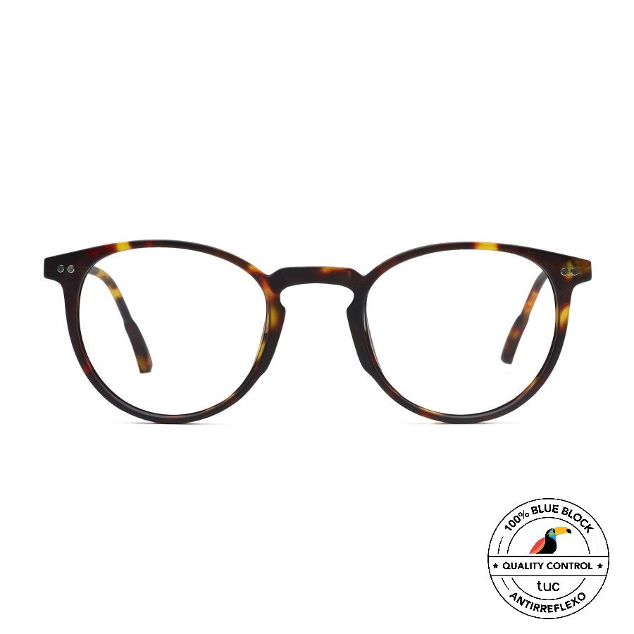 Lançamento - Óculos de leitura Tuc CLASSIC ROUND Tartaruga Escuro