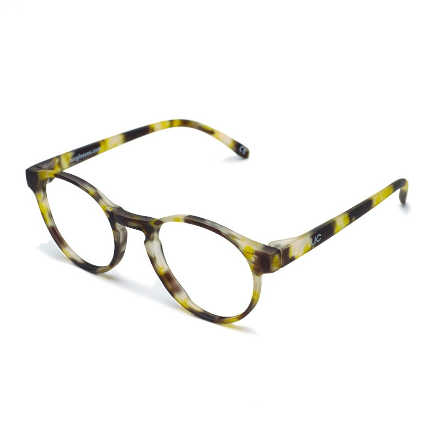 Óculos de Leitura Tuc Tartaruga Amarelo