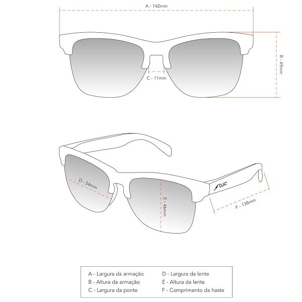 Óculos de Sol Tuc Tucumã
